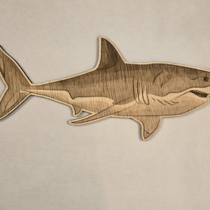 Wooden Shark – Rustic Coastal Wall Art